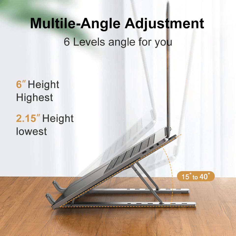 Portable Adjustable Aluminum Laptop Stand | 1st Check Then Pay