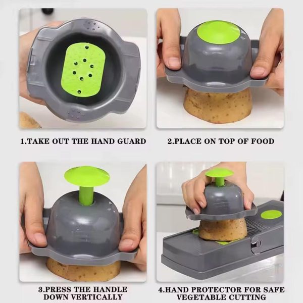 16 In 1 Mandoline Slicer Veggie Food Vegetable Cutter & Chopper Kitchen Tool