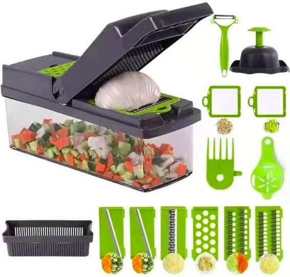16 In 1 Mandoline Slicer Veggie Food Vegetable Cutter & Chopper Kitchen Tool