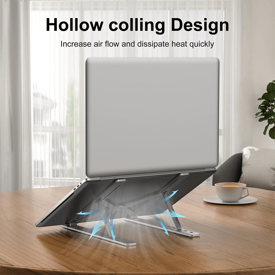 Portable Adjustable Aluminum Laptop Stand | 1st Check Then Pay