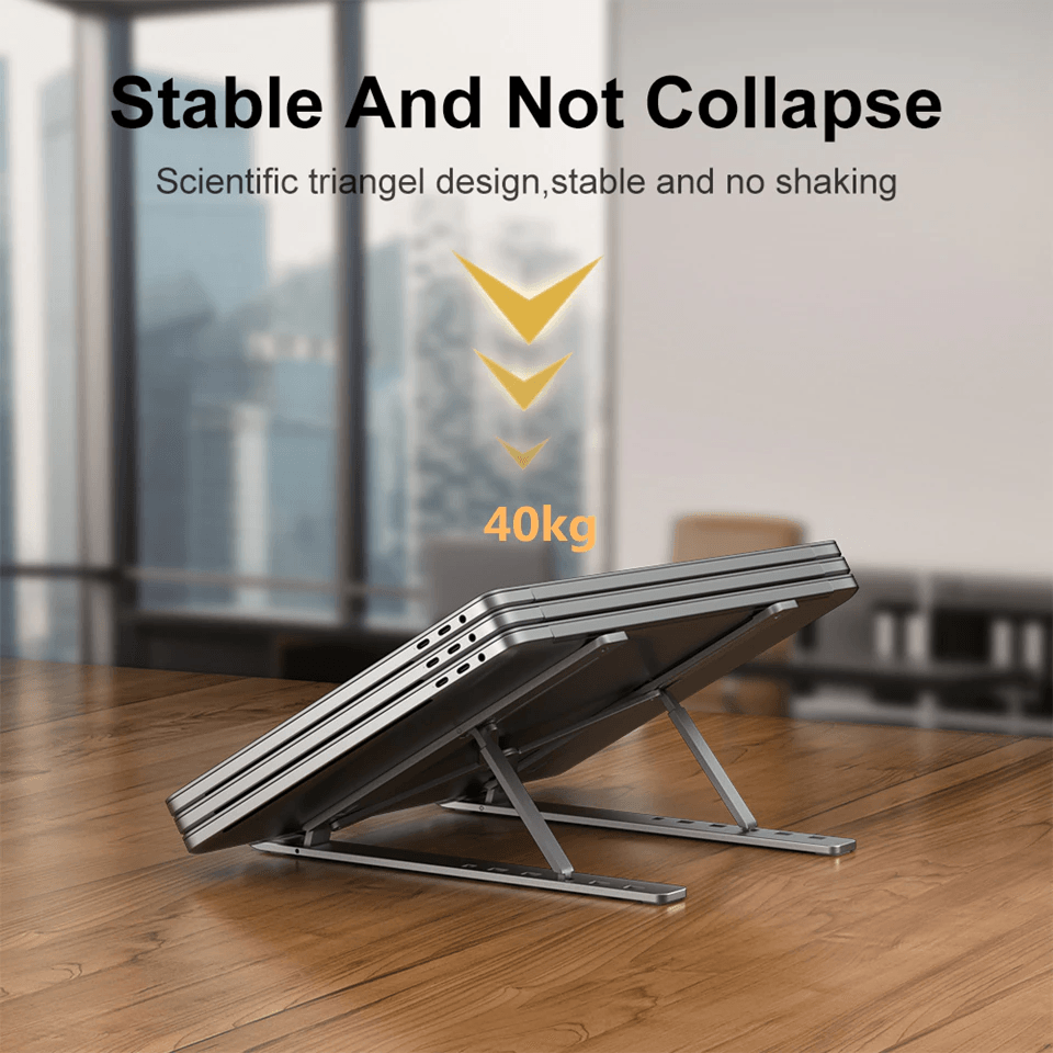 Portable Adjustable Aluminum Laptop Stand | 1st Check Then Pay