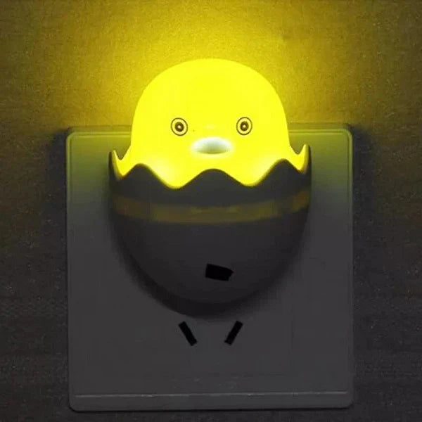 Little Yellow Duck Night Light | Yellow Duck With Egg Shape Led Night Lamp