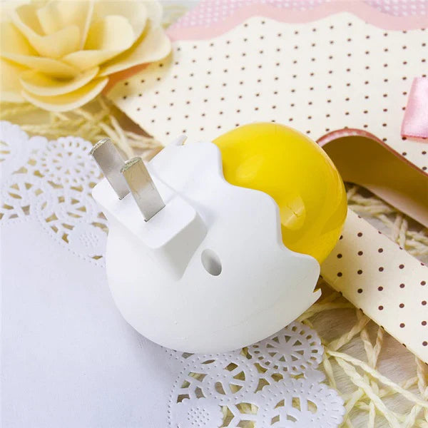 Little Yellow Duck Night Light | Yellow Duck With Egg Shape Led Night Lamp