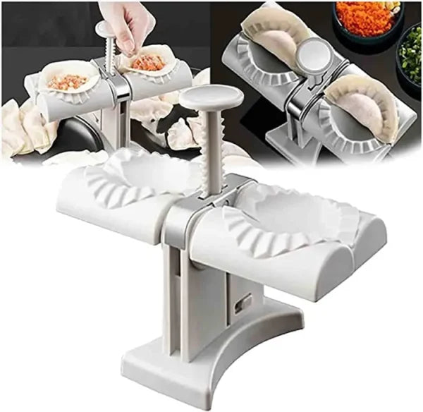 Dumpling And Samosa Maker Double Header | Suitable For Samosa With Box Packing