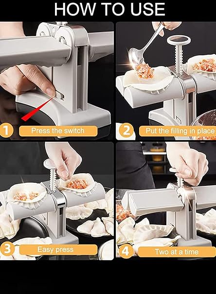 Dumpling And Samosa Maker Double Header | Suitable For Samosa With Box Packing
