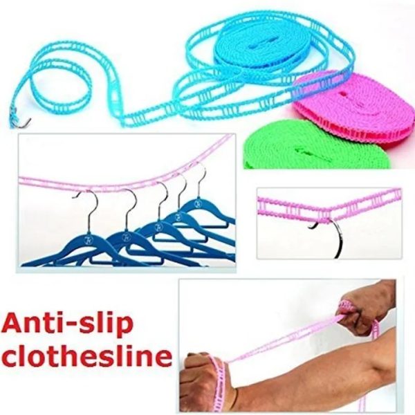 Plastic Cloth Hanging Rope Clothesline - 5 Meters